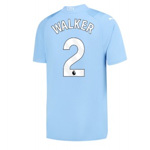 Manchester City Kyle Walker #2 Koszulka Podstawowych 2023-24 Krótki Rękaw